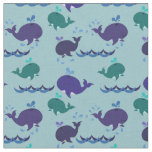 Whales Aweigh Whimsical Sealife Crafts Fabric
