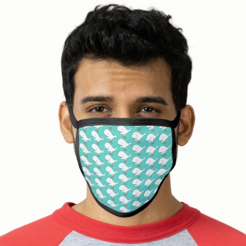 Whales By The Sea Face Mask