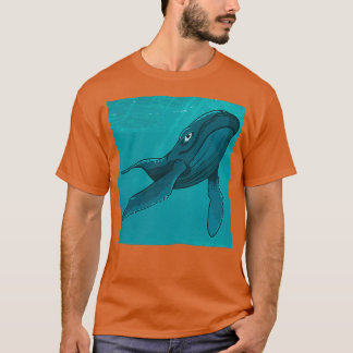 Whales Cute Ocean Mammals Whale Lover Ocean Creatu T-Shirt