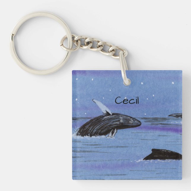 Whales Keychain (Front)