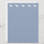 Whales Nautical Ocean  Letterhead