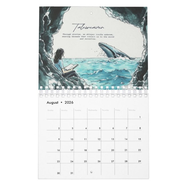 Whales of Wonder 2025 Calendar (Aug 2026)