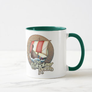 Whales' Road Viking Ship Mug