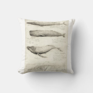 Whales Throw Pillow