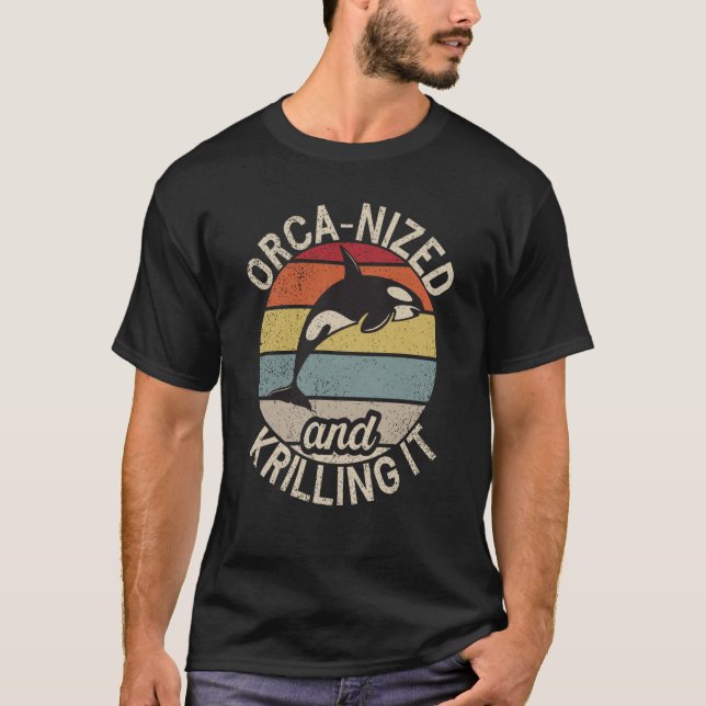 Whales Watch Dolphin Pottwhal  Saying Orca Whale   T-Shirt (Front)