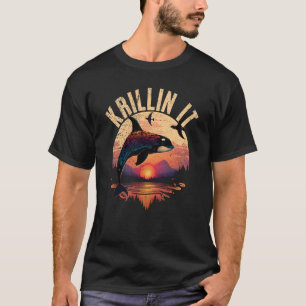 Whales Watch Dolphin Pottwhal Saying Orca Whale T-Shirt