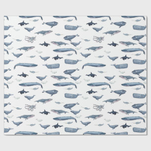Whales Wrapping Paper