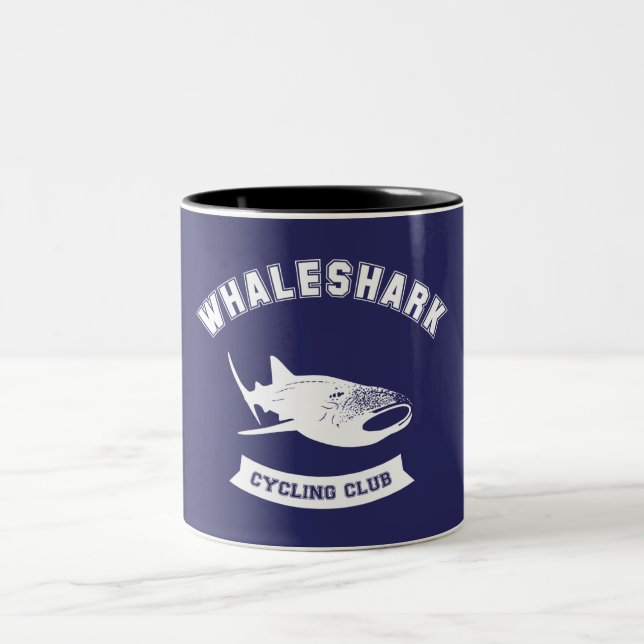 Whaleshark Cycling Club Two-Tone Coffee Mug (Center)