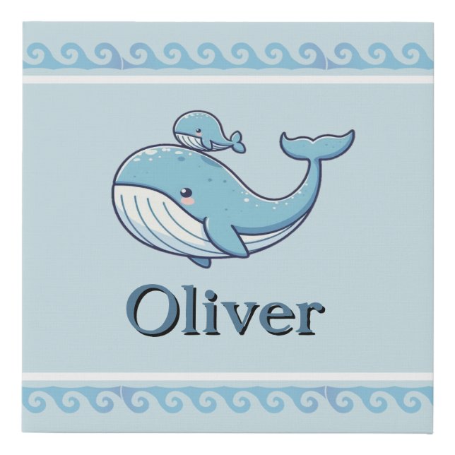 Whaley Cute Baby  Faux Canvas Print (Front)