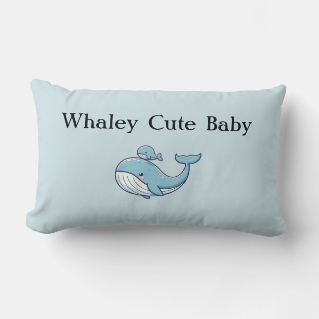 Whaley Cute Baby  Lumbar Pillow (Front)
