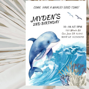 Whaley Good Time 2nd Birthday Party Invitation