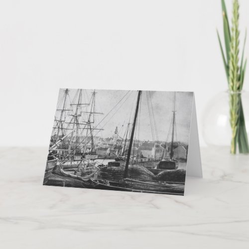 Whaling Port New Bedford Card