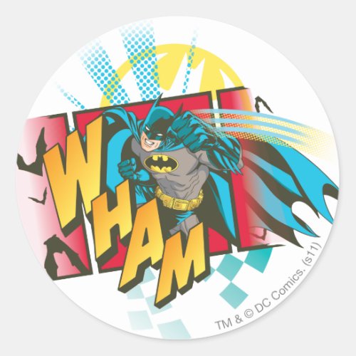 WHAM 1 CLASSIC ROUND STICKER