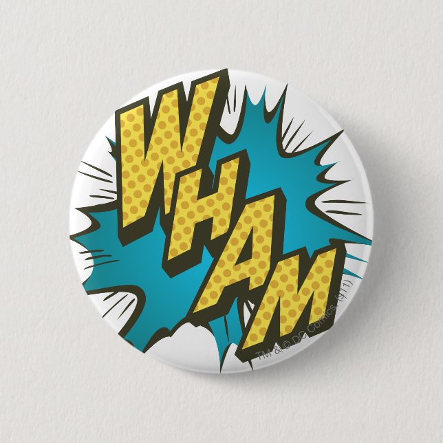 WHAM 2 PINBACK BUTTON (Front)