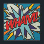 WHAM Fun Retro Comic Book Pop Art<br><div class="desc">A fun,  cool and trendy retro comic book pop art-inspired design that puts the wham,  zap,  pow into your day. The perfect gift for superheroes,  your friends,  family or as a treat to yourself. Designed by ComicBookPop© at www.zazzle.com/comicbookpop*</div>