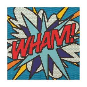 WHAM Fun Retro Comic Book Pop Art