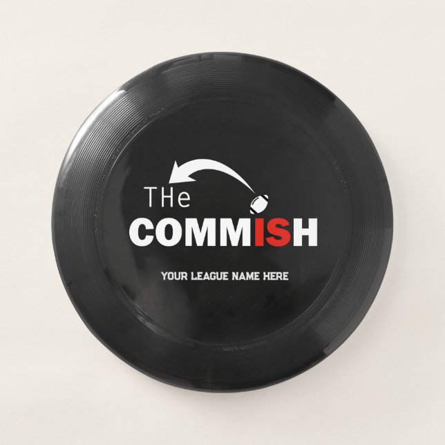 Wham-O Ultimate Frisbee Commish Custom Add Name    (Front)