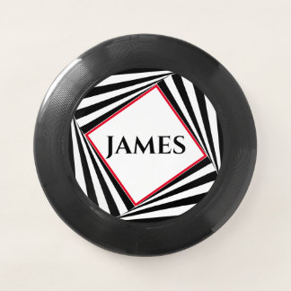 Wham-O Ultimate FRISBEE OP ART WITH CUSTOM NAME