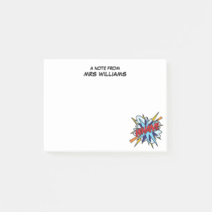 WHAM Personalized Fun Modern Simple Post-it Notes