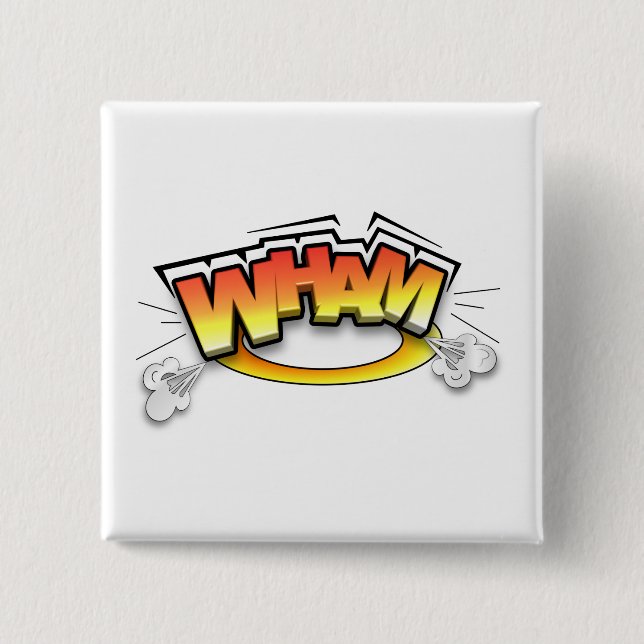 Wham Pinback Button (Front)