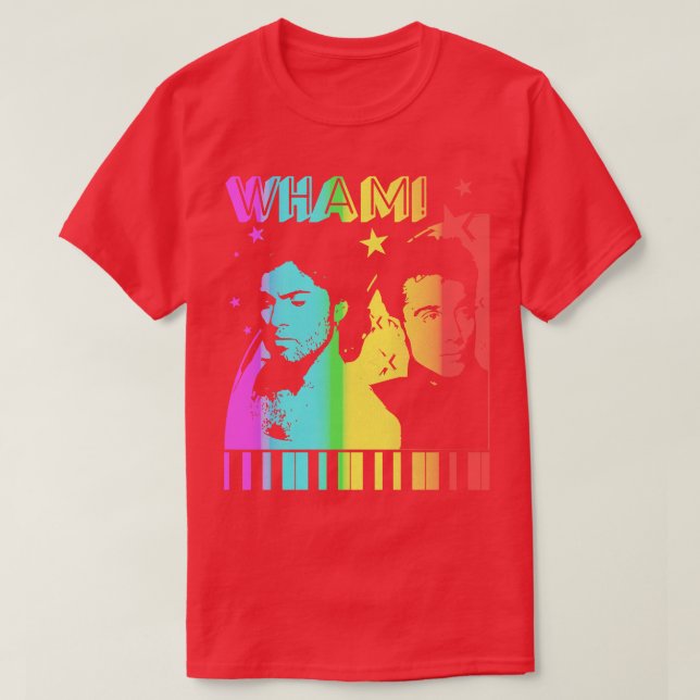 WHAM Rainbow Fade T-Shirt (Design Front)