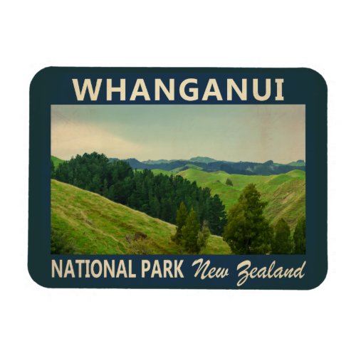 Whanganui National Park New Zealand Vintage  Magnet
