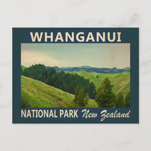 Whanganui National Park New Zealand Vintage Postcard