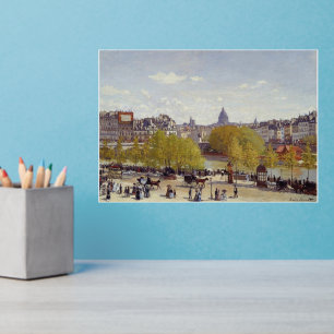 Wharf of Louvre Paris - Claude Monet Wall Decal