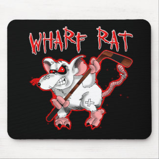 Wharf Rat Cartoon Mascot Mouse Pad