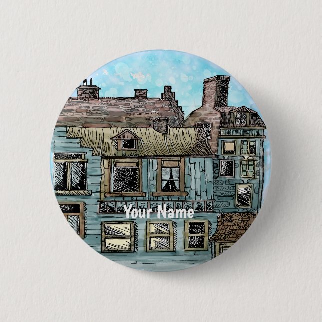 Wharf Scene 2 Button (Front)