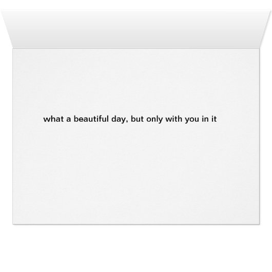 what a beautiful day (Inside Horizontal (Bottom))