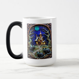 What a beautiful Halloween night! Color Morph Mug
