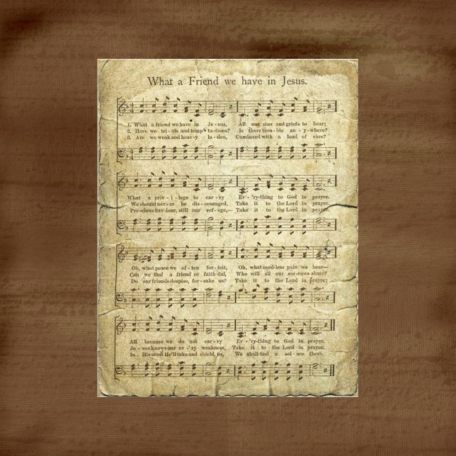 What a Friend We Have in Jesus Scrapbook Paper (Creator Uploaded)