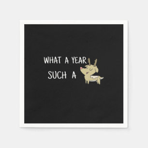 What A Fun Deer Moment Retro Style  Napkins