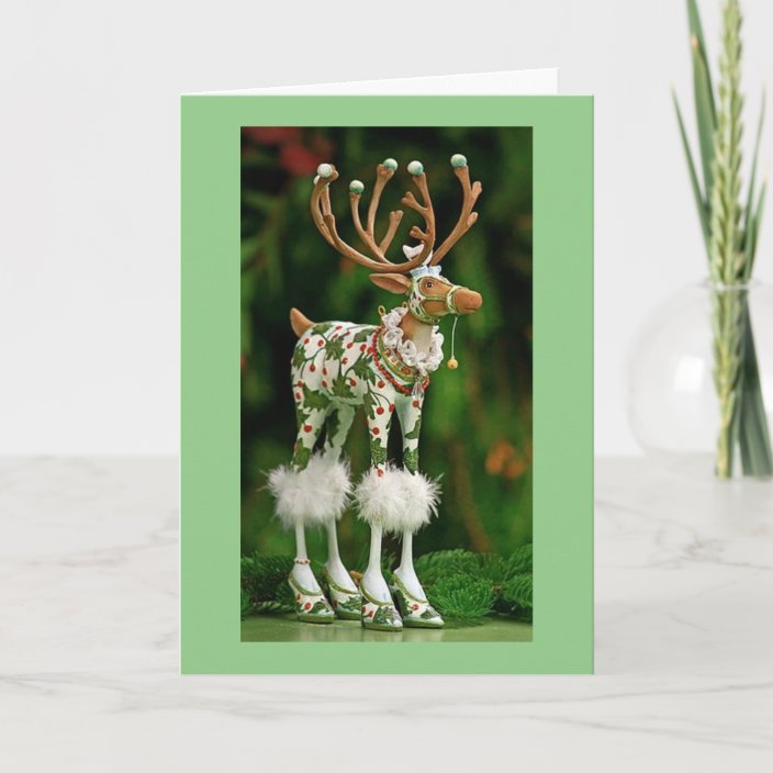 What A Funny Reindeer Holiday Card