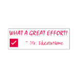 [ Thumbnail: "What a Great Effort!" Tutor Rubber Stamp ]