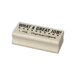 [ Thumbnail: "What a Great Job!" Educator Rubber Stamp ]