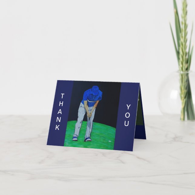 WHAT A GREAT ROUND THANK YOU CARD (Front)