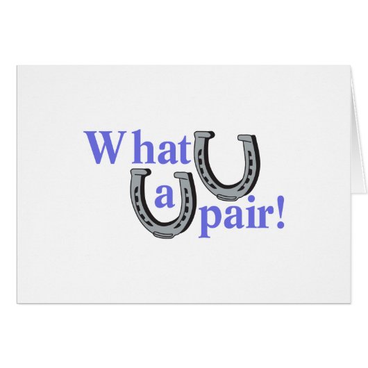 What a Pair! Cards (Front Horizontal)