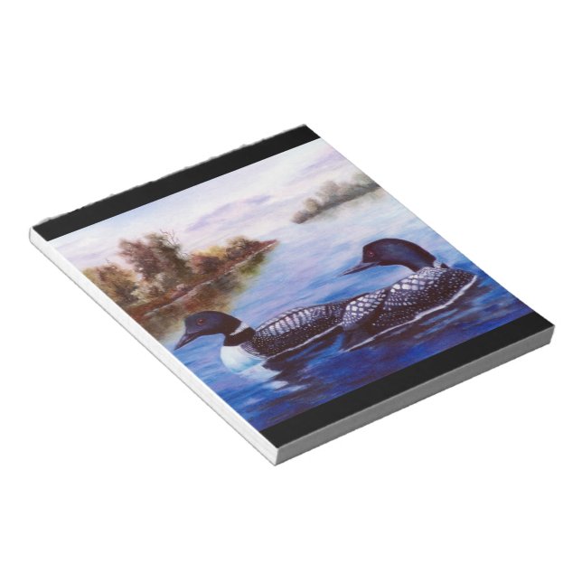 What a Pair Loon Notepad (Angled)