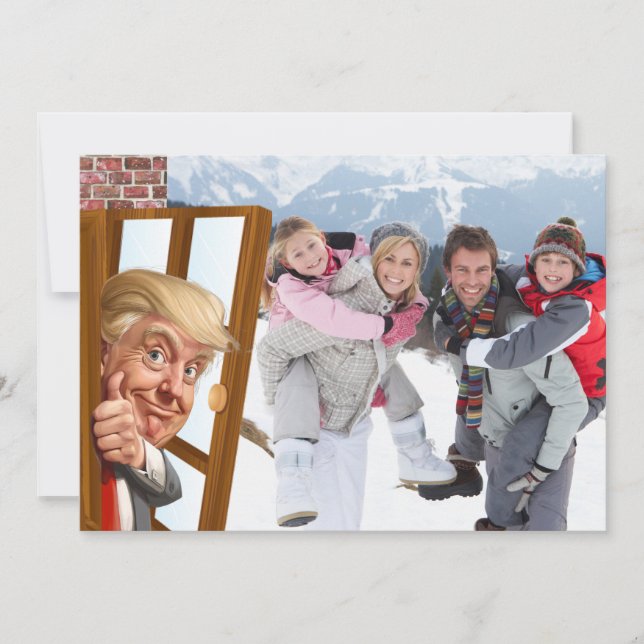 What a PHOTOBOMB  Holiday Card (Front)
