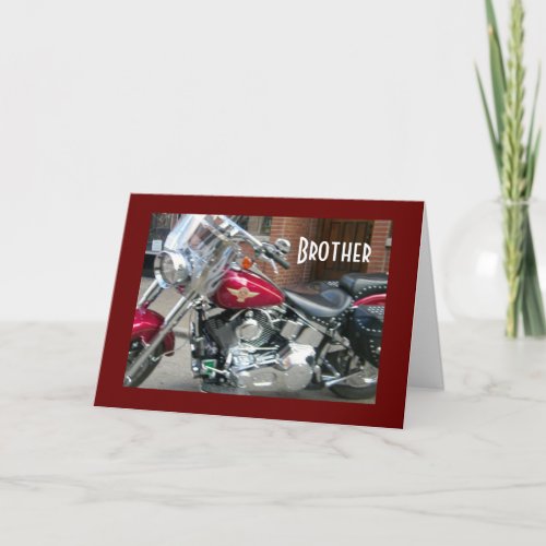 WHAT A RIDE IT HAS BEEN BROTHER FATHERS DAY CARD