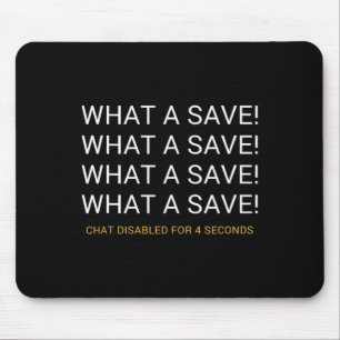 What A Save Chat Disabled Rocket Soccer Game  Mouse Pad