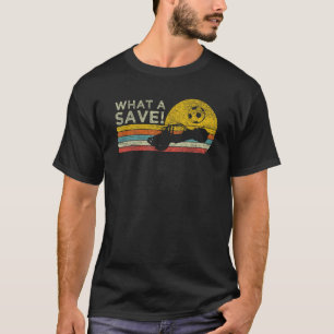 What a save Vintage Retro Rocket Soccer Car League T-Shirt