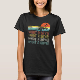 What A Save Vintage Retro Rocket Soccer Car League T-Shirt