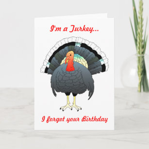 Happy Birthday Turkey Gifts on Zazzle