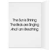 What a Wonderful Day Card (Inside (Left))