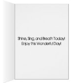 What a Wonderful Day Card (Inside (Right))