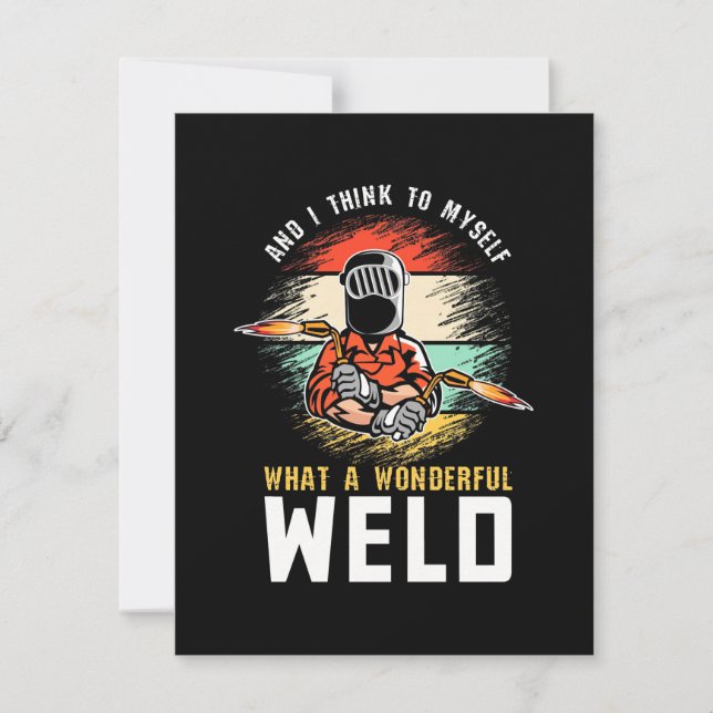 What A Wonderful Weld Thank You Card (Front)
