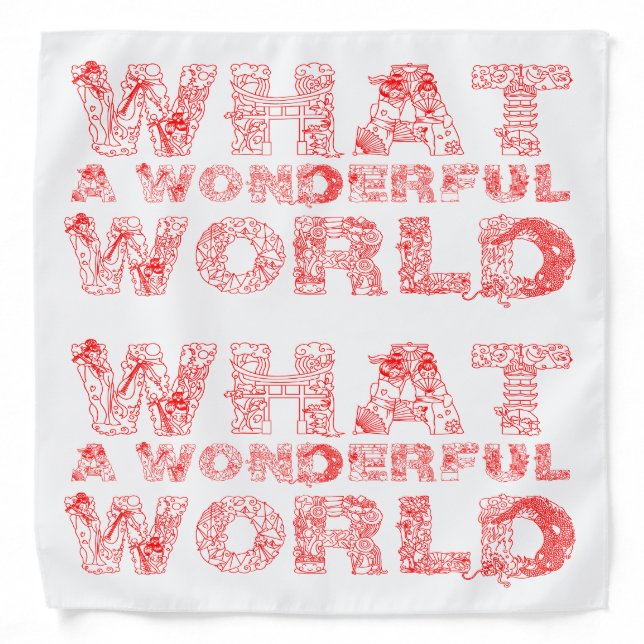 What A Wonderful World Bandana (Front)